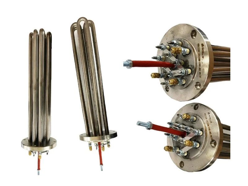 1705.002 Flanged 316-Grade Marine Heat Exchanger Heating Elements